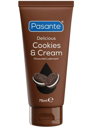 Braune tube pasante cookies und cream wasserbasiertes gleitmittel keks und sahne 75 ml