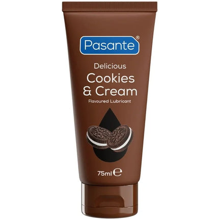 Braune tube pasante cookies und cream wasserbasiertes gleitmittel keks und sahne 75 ml