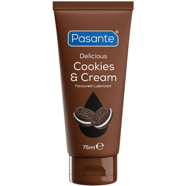 Braune tube pasante cookies und cream wasserbasiertes gleitmittel keks und sahne 75 ml