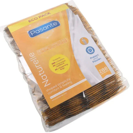 PASANTE - KONDOME ECO PACK NATURELLE BEUTEL 288 EINHEITEN - Kondome