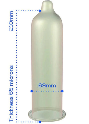 PASANTE - KONDOME GRÖSSE SUPER KING BEUTEL 144 EINHEITEN - Extra groß