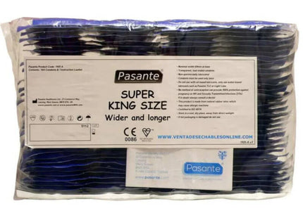PASANTE - KONDOME GRÖSSE SUPER KING BEUTEL 144 EINHEITEN - Extra groß