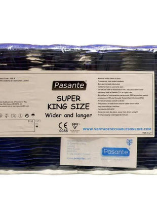 PASANTE - KONDOME GRÖSSE SUPER KING BEUTEL 144 EINHEITEN - Extra groß