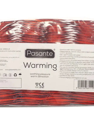 PASANTE - KONDOME MIT WRMEEFFEKT BEUTEL 144 EINHEITEN - Kondome