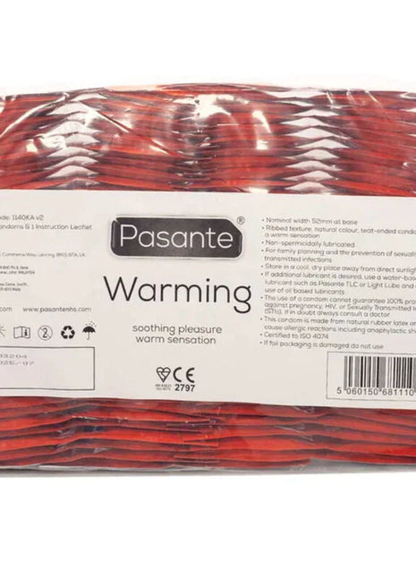 PASANTE - KONDOME MIT WRMEEFFEKT BEUTEL 144 EINHEITEN - Kondome