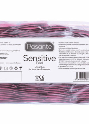 PASANTE - KONDOME SENSITIVE BEUTEL 144 EINHEITEN - Kondome