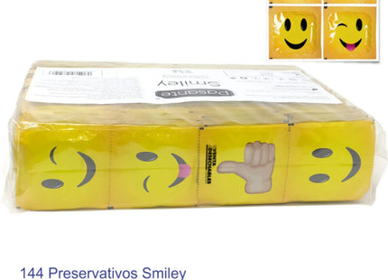 PASANTE - KONDOME SMILEY BEUTEL 144 EINHEITEN - Kondome
