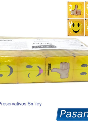 PASANTE - KONDOME SMILEY BEUTEL 144 EINHEITEN - Kondome