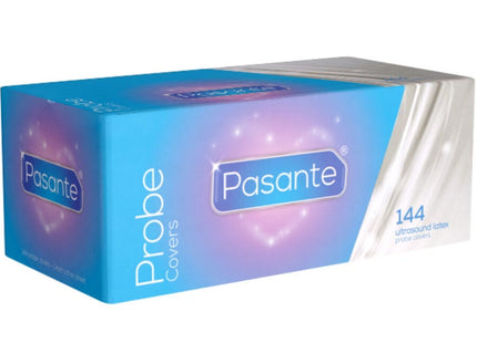Pasante probe cover kondome box mit 144 einheiten in blau lila box mit silber folie akzenten