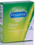 Grüne und weiße pasante delay infinity kondomverpackung mit leuchtendem herzdesign für verzögernden schutz