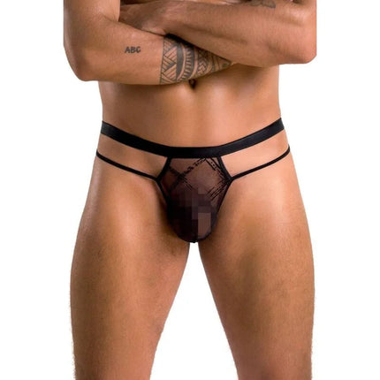 PASSION - 029 COLLIN THONG SCHWARZ S/M - Männliche Tangas