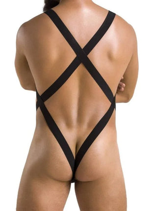 PASSION - 040 KÖRPER LEON SCHWARZ S/M - Herrengeschirre