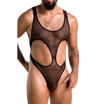 PASSION - 040 KÖRPER LEON SCHWARZ S/M - Herrengeschirre