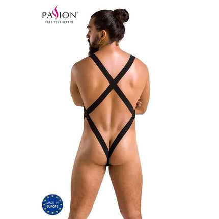 PASSION - 040 KÖRPER LEON SCHWARZ S/M - Herrengeschirre