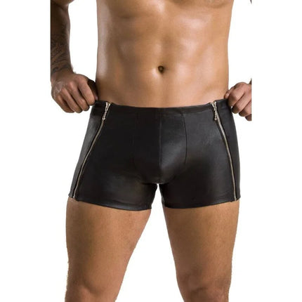 PASSION - 049 KURZ MATT SCHWARZ S/M - Boxershorts