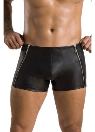 PASSION - 049 KURZ MATT SCHWARZ S/M - Boxershorts