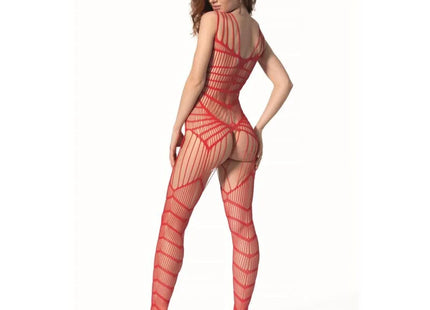 PASSION - BS 102 BODYSTOCKING ROT EINE GRÖSSE