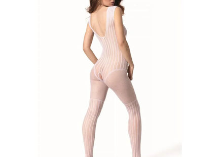 PASSION - BS 103 BODYSTOCKING WEISS EINE GRÖSSE