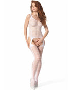 PASSION - BS 104 BODYSTOCKING WEISS EINE GRÖSSE