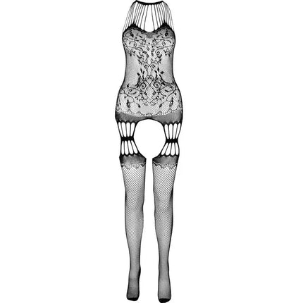 PASSION - BS095 SCHWARZER BODYSTOCKING EINE GRÖSSE - Bodystocking