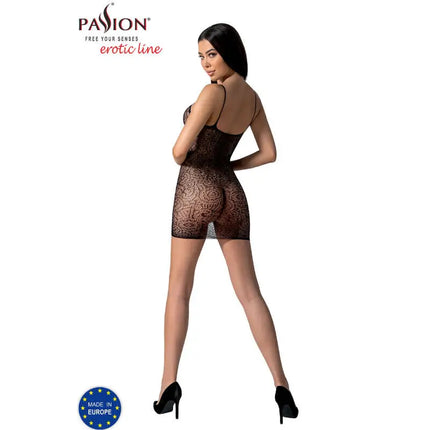 PASSION - BS096 SCHWARZER BODYSTOCKING EINE GRÖSSE - Bodystocking