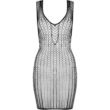 PASSION - BS097 SCHWARZER BODYSTOCKING EINE GRÖSSE