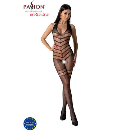 PASSION - BS100 BODYSTOCKING SCHWARZ EINE GRÖSSE - Bodystocking
