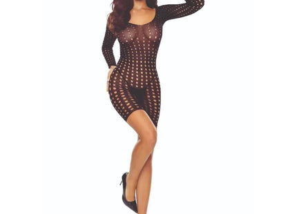 PASSION - BS110 BODYSTOCKING SCHWARZE PUNKTE