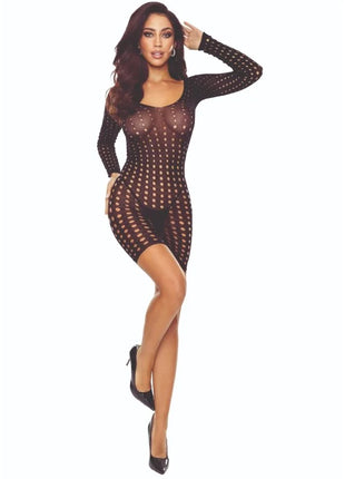 PASSION - BS110 BODYSTOCKING SCHWARZE PUNKTE
