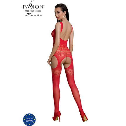 PASSION - ECO COLLECTION BODYSTOCKING ECO BS005 SCHWARZ - Bodystocking