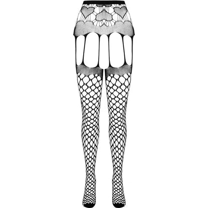 PASSION - ECO COLLECTION - BODYSTOCKING - ECO S009 - Strapsstrümpfe