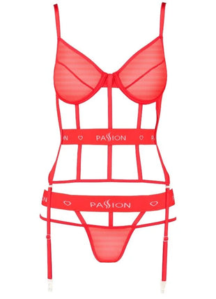 PASSION - KYOUKA CORSET ROJO S/M - Körpergeschirr