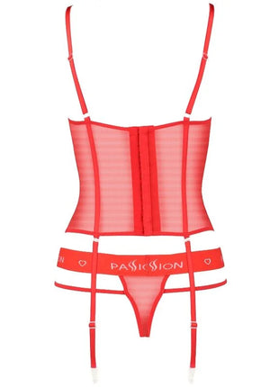 PASSION - KYOUKA CORSET ROJO S/M - Körpergeschirr