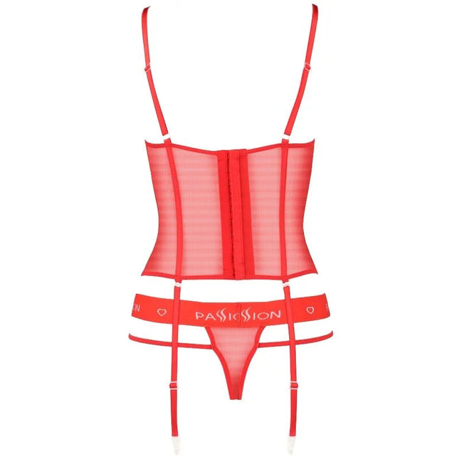 PASSION - KYOUKA CORSET ROJO S/M - Körpergeschirr