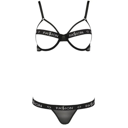 PASSION - KYOUKA SET ZWEITEILIG SCHWARZ S/M - BH & Slip