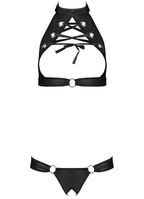 PASSION - MALWIA ÖKOLOGISCHES LEDER-SET S/M - BH & Slip
