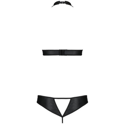 PASSION - MALWIA ÖKOLOGISCHES LEDER-SET S/M - BH & Slip