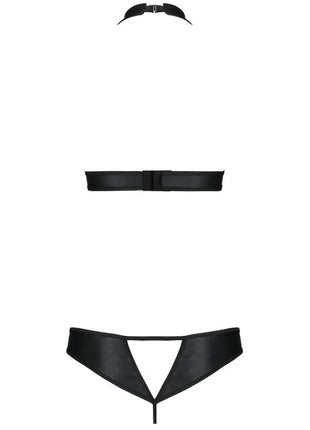 PASSION - MALWIA ÖKOLOGISCHES LEDER-SET S/M - BH & Slip