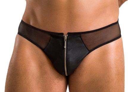 schwarzer Herren Slip 042 - 2XL/3XL-2