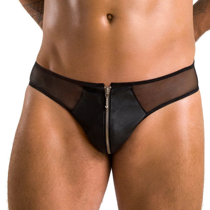 schwarzer Herren Slip 042 - 2XL/3XL-2