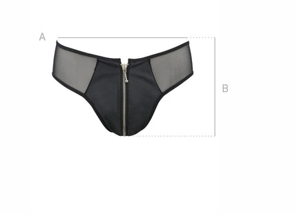 schwarzer Herren Slip 042 - 2XL/3XL-6