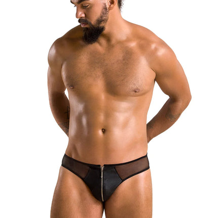 schwarzer Herren Slip 042 - 2XL/3XL-4