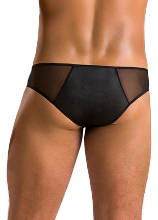 schwarzer Herren Slip 042 - 2XL/3XL-3
