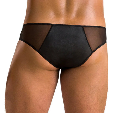 schwarzer Herren Slip 042 - 2XL/3XL-3