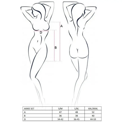 PASSION - WOMAN AKKIE SET KRANKENSCHWESTERKOSTÜM S/M - Kostüme