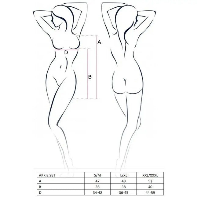 PASSION - WOMAN AKKIE SET KRANKENSCHWESTERKOSTÜM S/M - Kostüme