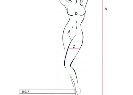 PASSION - WOMAN BS017 BODYSTOCKING SCHWARZ EINE GRÖSSE