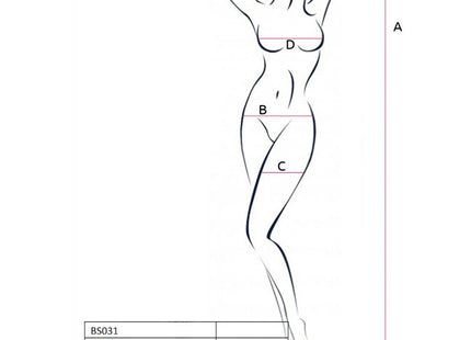 Minimalistische linezeichnung einer frau im stehenden pose umrissen in schwarz auf weißem papier für pasión woman bs031 roter bodystocking eine größe