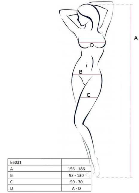Minimalistische linezeichnung einer frau im stehenden pose umrissen in schwarz auf weißem papier für pasión woman bs031 roter bodystocking eine größe