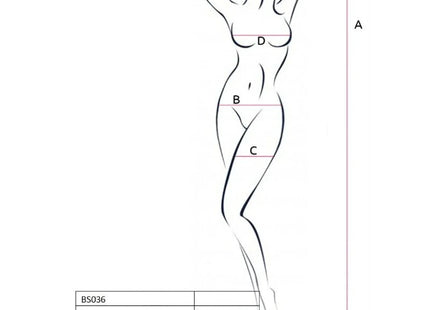PASSION - WOMAN BS036 ROTER BODYSTOCKING EINE GRÖSSE